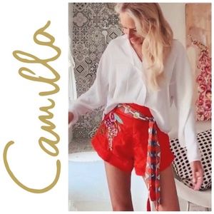 Camilla Silk Faraway Tree Shorts size  Small
